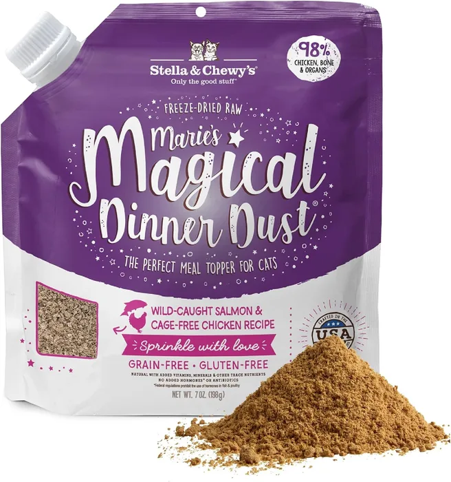 Stella & Chewy's Marie's Magical Dinner Dust (Cat & Kitten), Marie's Magical Dinner Dust; Salmon & Chicken; Cat & Kitten; 7 oz