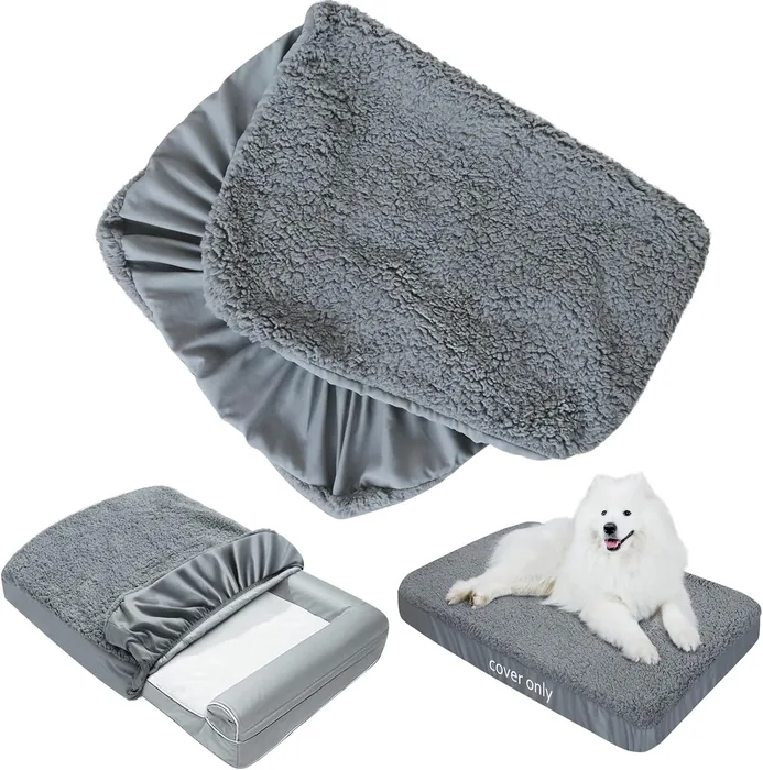 Moonsea Waterproof bed cover, 30 x 20 x 6 in; Grey; cover only