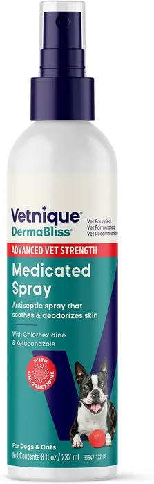 Vetnique Dermabliss chlorhexidine spray, Dermabliss chlorhexidine skin spray; 8 oz