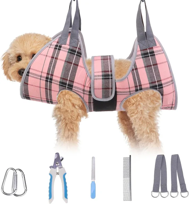 BEAUTYZOO Grooming hammock, XS; Pink