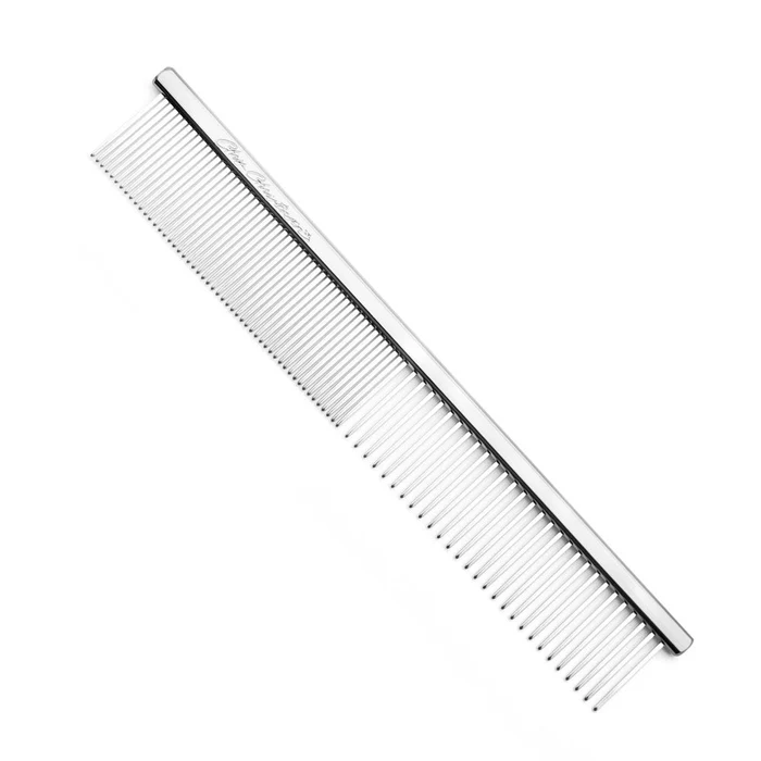 Chris Christensen Face & Feet Buttercomb #006, 5 in long; 5/8 in teeth; coarse and fine
